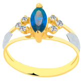 Anel de formatura em ouro 18k - Evelyn